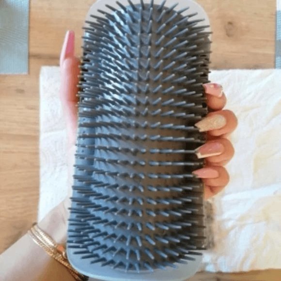 Cat Hammock Bed Lounger And Cat Corner Self Grooming Brush Comb Groomer - Picture 7 of 16